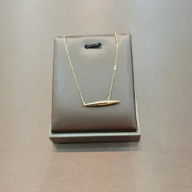 22K / 916 Gold Marquise Pendant Necklace by Best Gold Shop