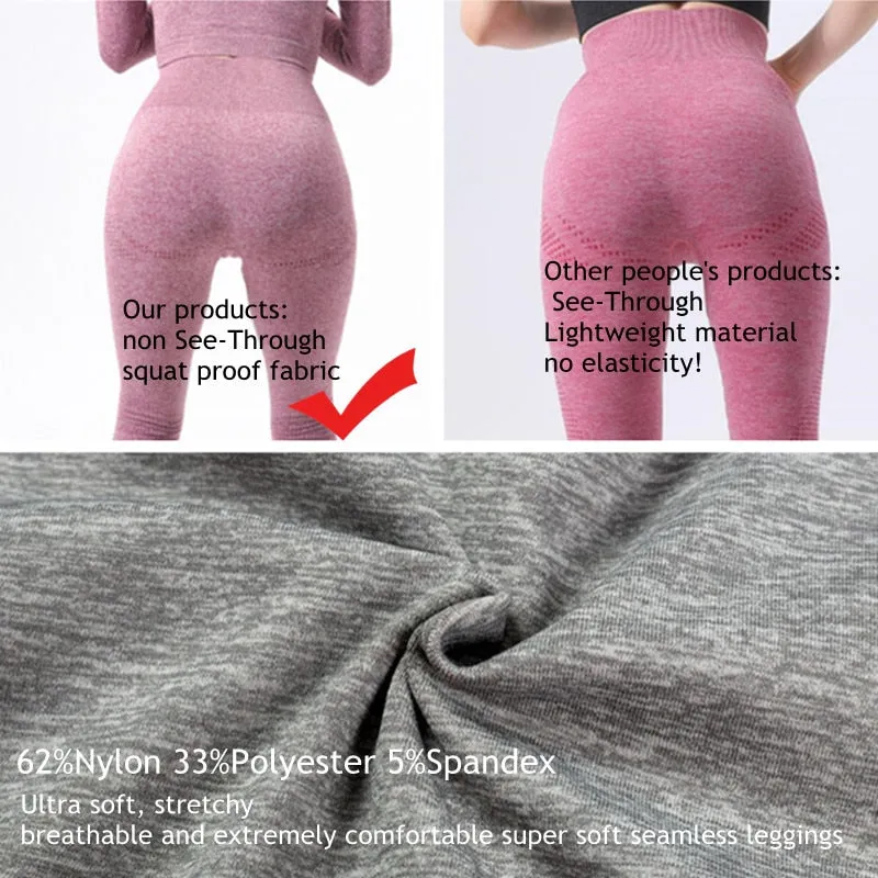 25 RHYTHM Push Up Women Yoga Leggings