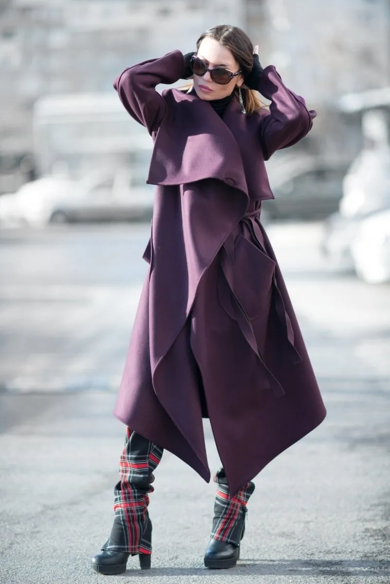 Autumn Women Purple Coat VICTORIA