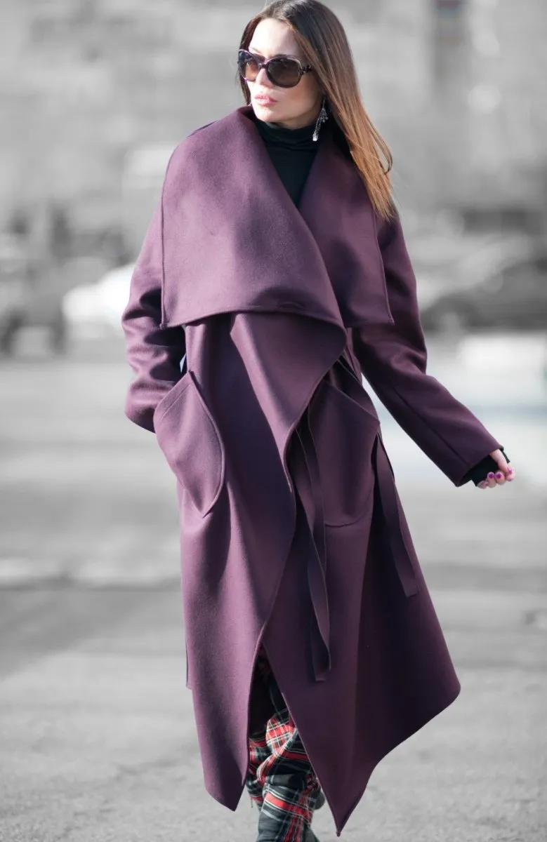 Autumn Women Purple Coat VICTORIA