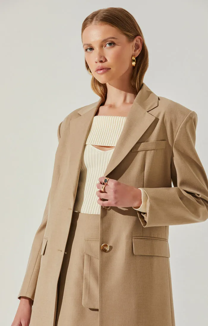Brylee Taupe Coat