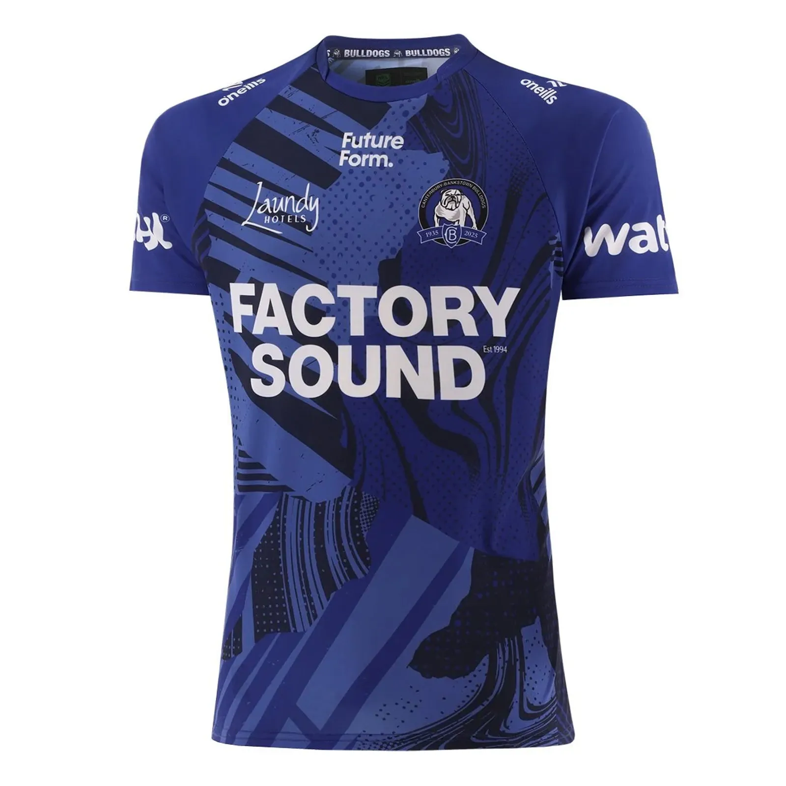 Canterbury Bulldogs 2025 Men's Training Shirt NRL Rugby League by O'Neills