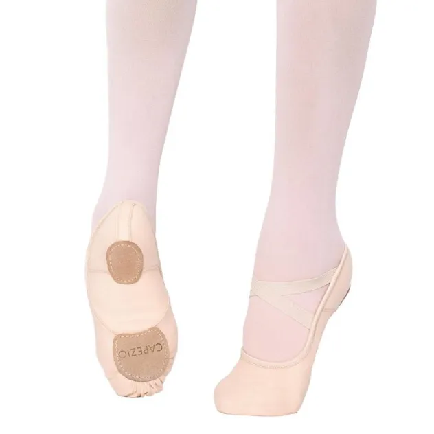 Capezio Hanami Leather Split Sole Ballet Flats (Adult & Child)
