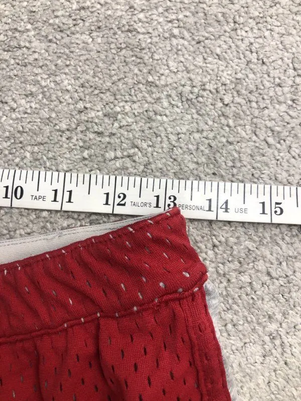 Champion Shorts Womens Medium Red Athleticwear Running Training Sports Logo