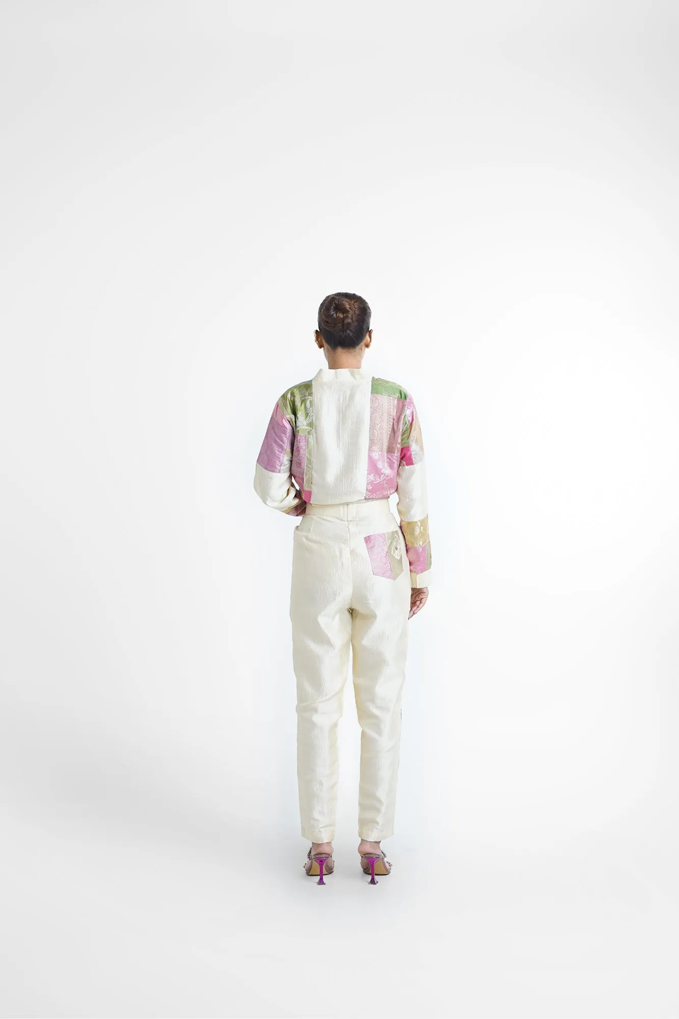 Cheri Upcycled Silk Unisex Bomber Jacket