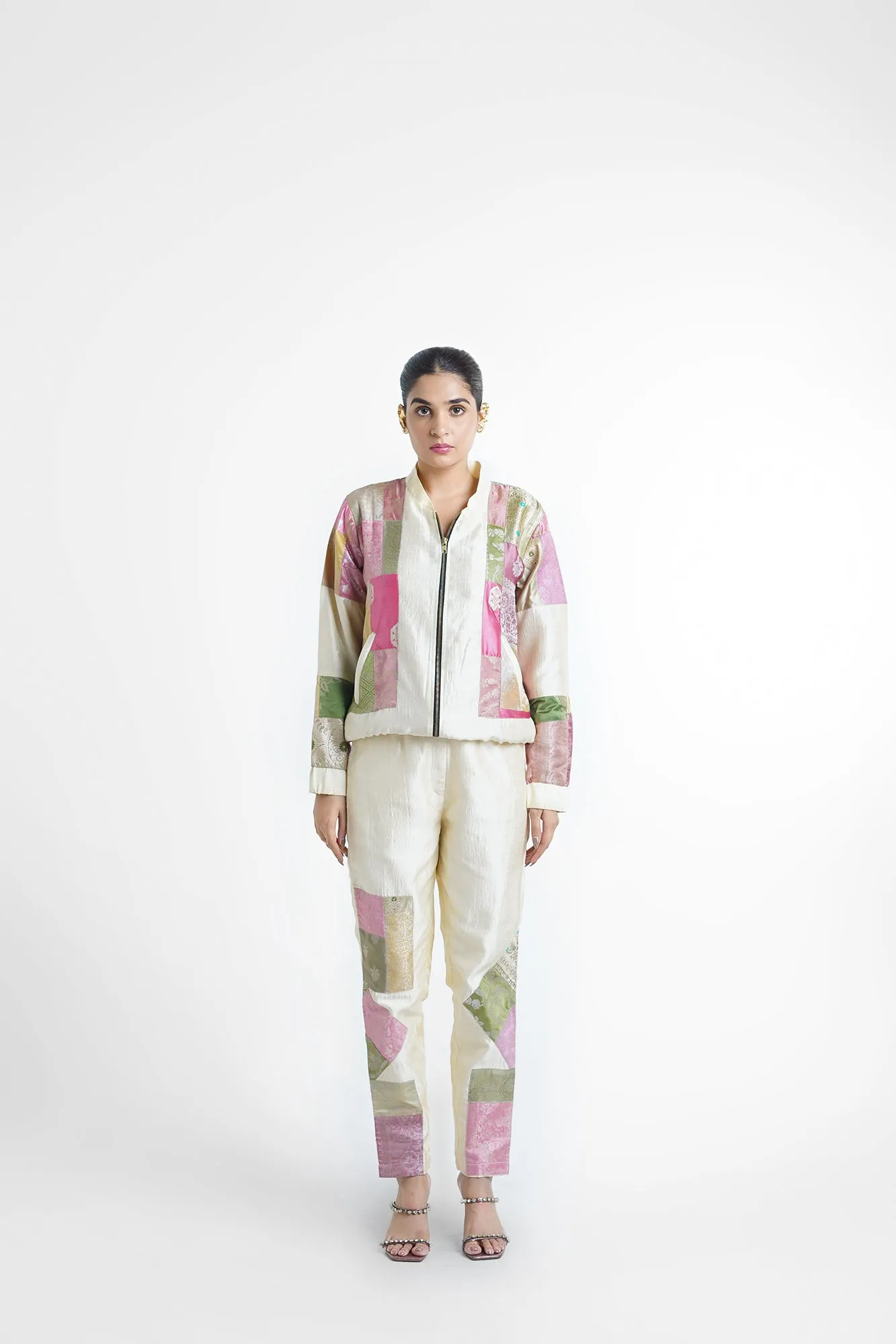 Cheri Upcycled Silk Unisex Bomber Jacket