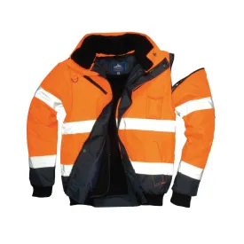 Classic 3-In-1 Bomber Jacket - Orange - XL
