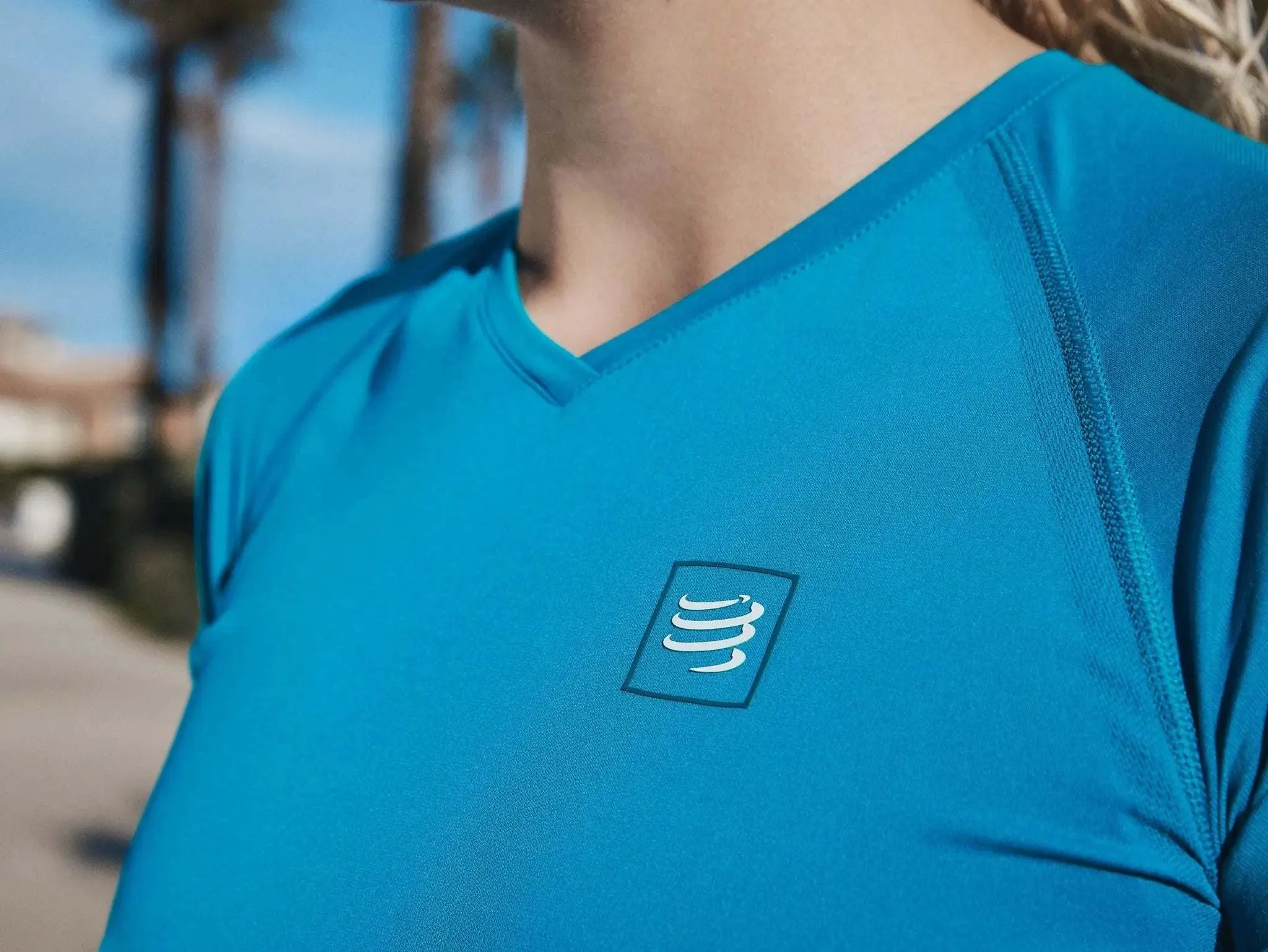 Compressport | Training SS T-shirt | Enamel | Dames