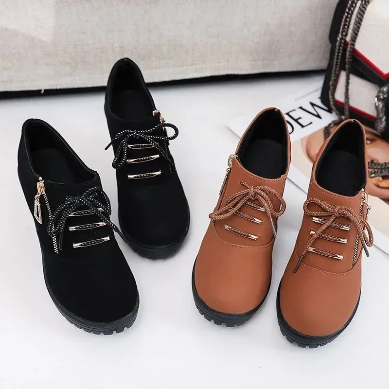 Cool Chic Lace-Up Ankle Boots