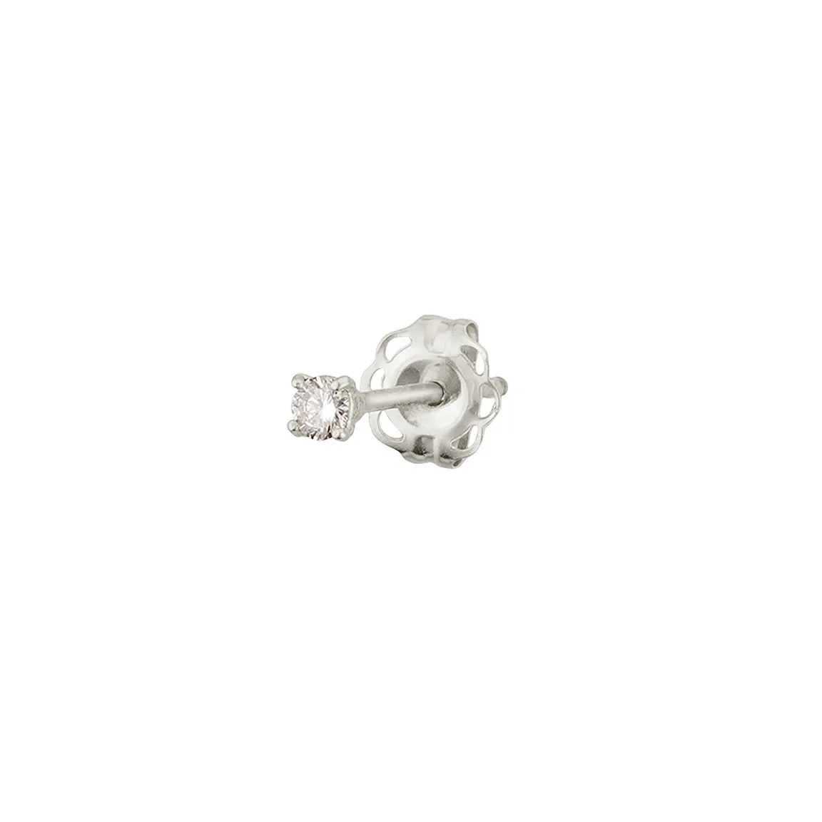 Dainty Diamond Studs in 14k Gold