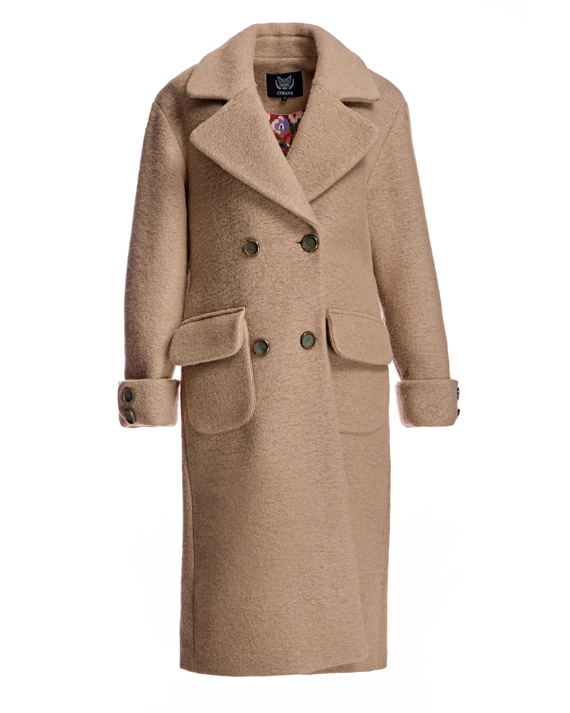 Double Breasted Wool Coat