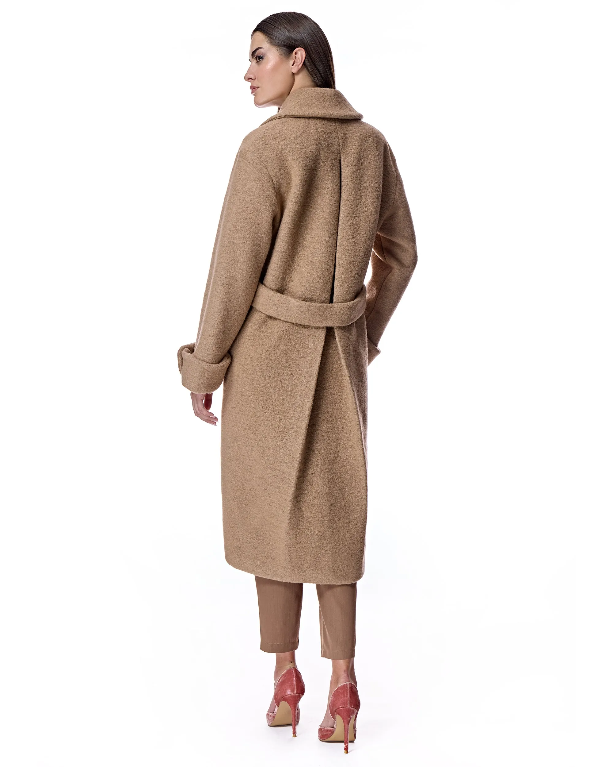 Double Breasted Wool Coat