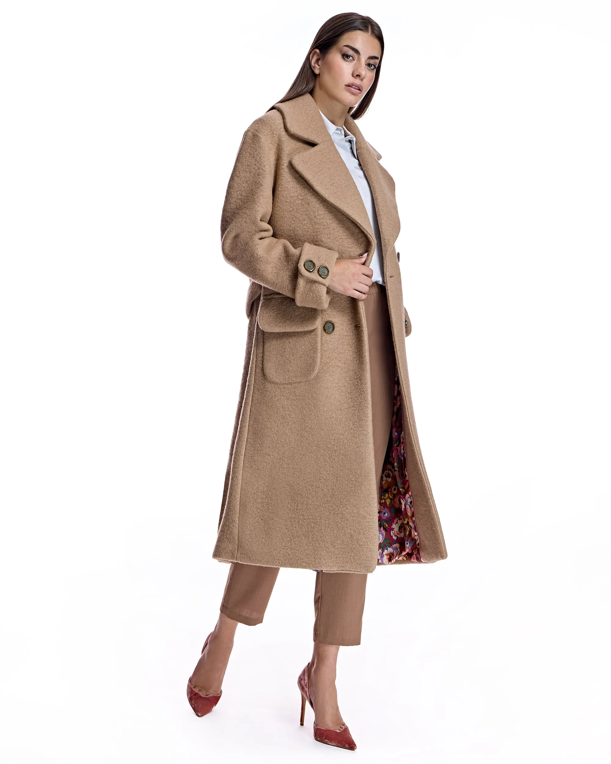 Double Breasted Wool Coat