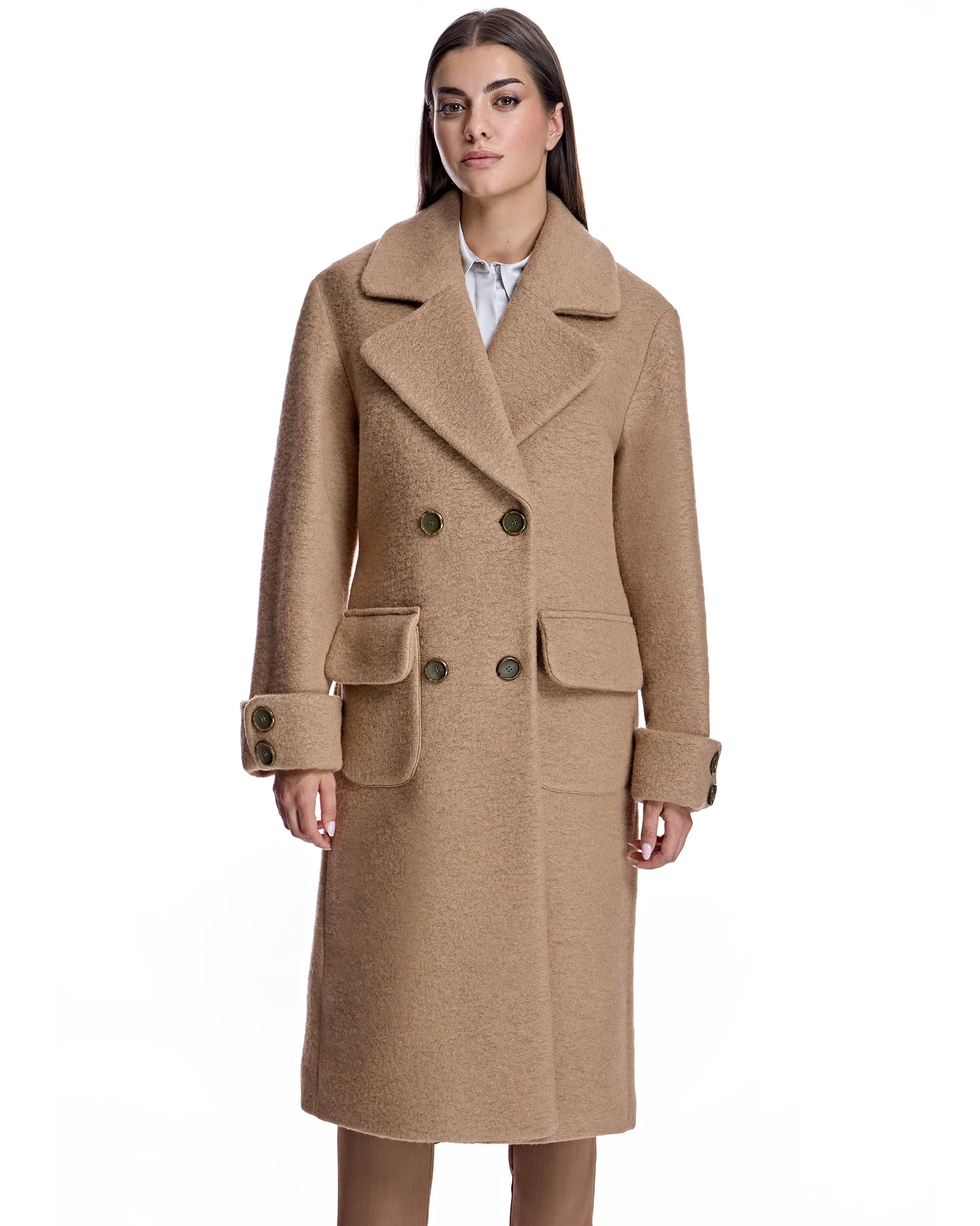 Double Breasted Wool Coat