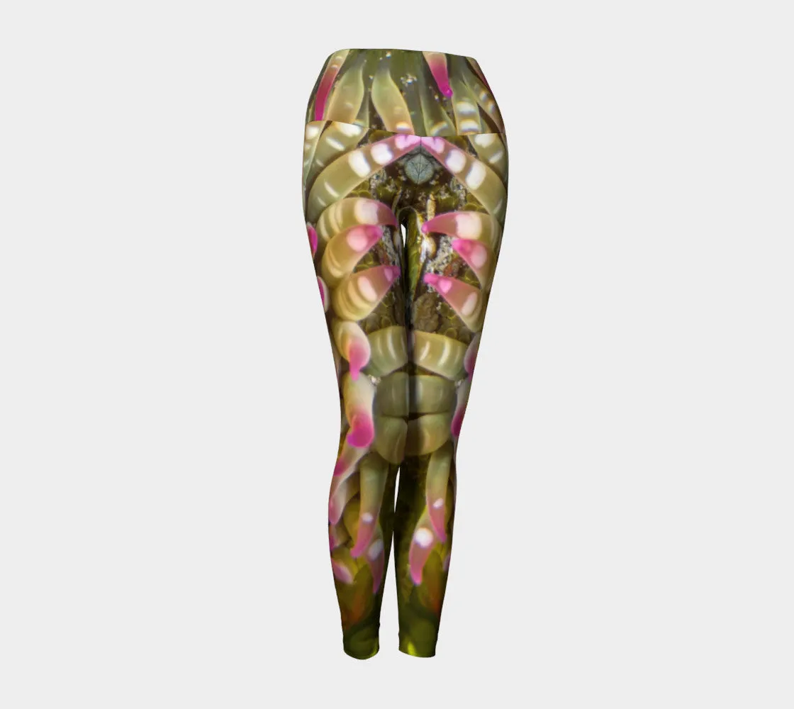 Enchanted Sea Anemone Yoga Leggings
