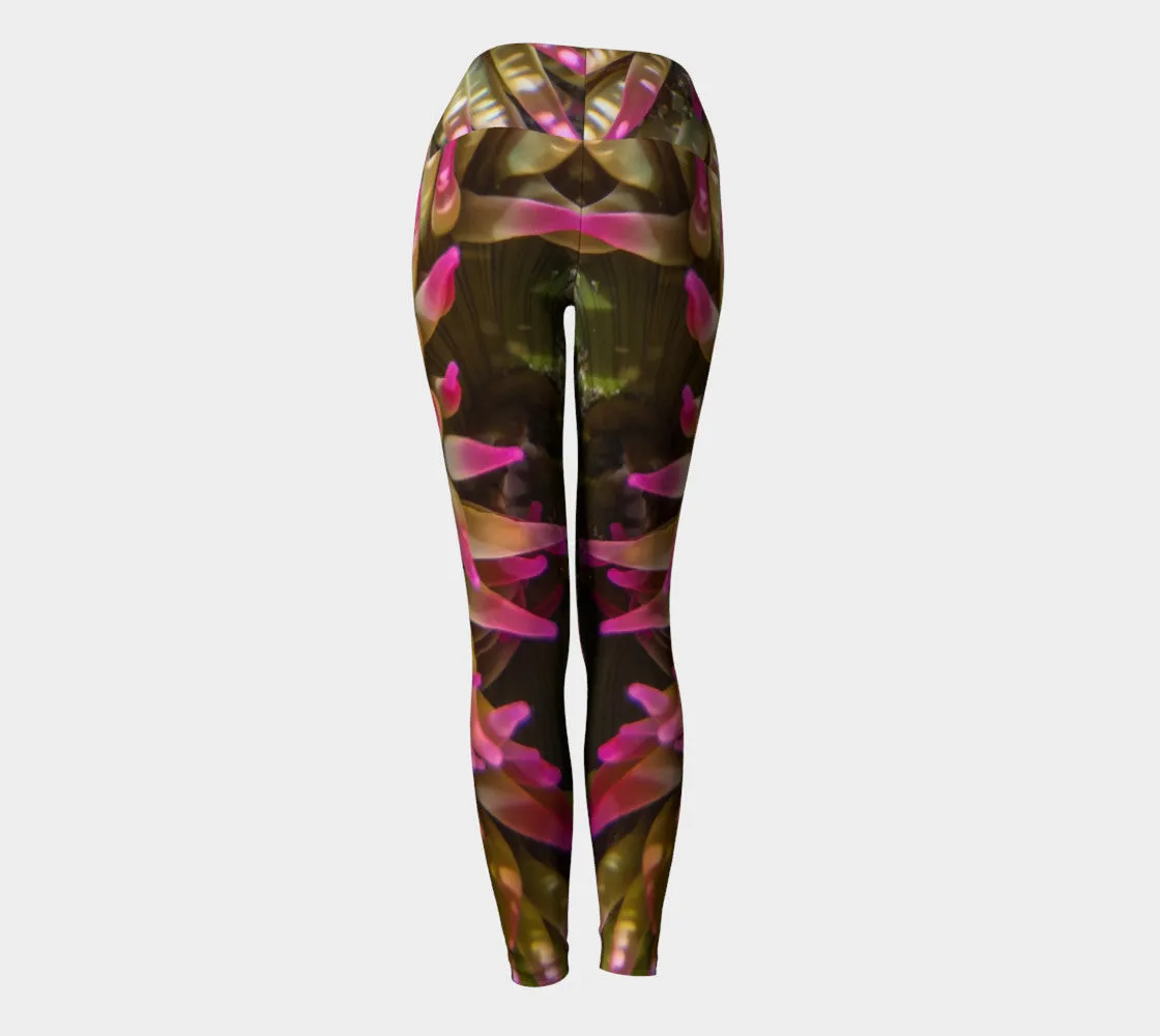 Enchanted Sea Anemone Yoga Leggings