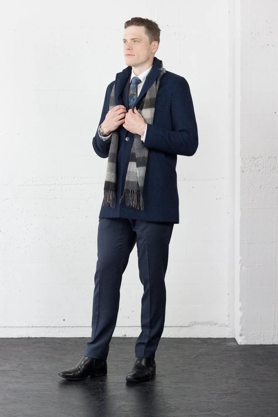 GIB Coat Donegal Navy