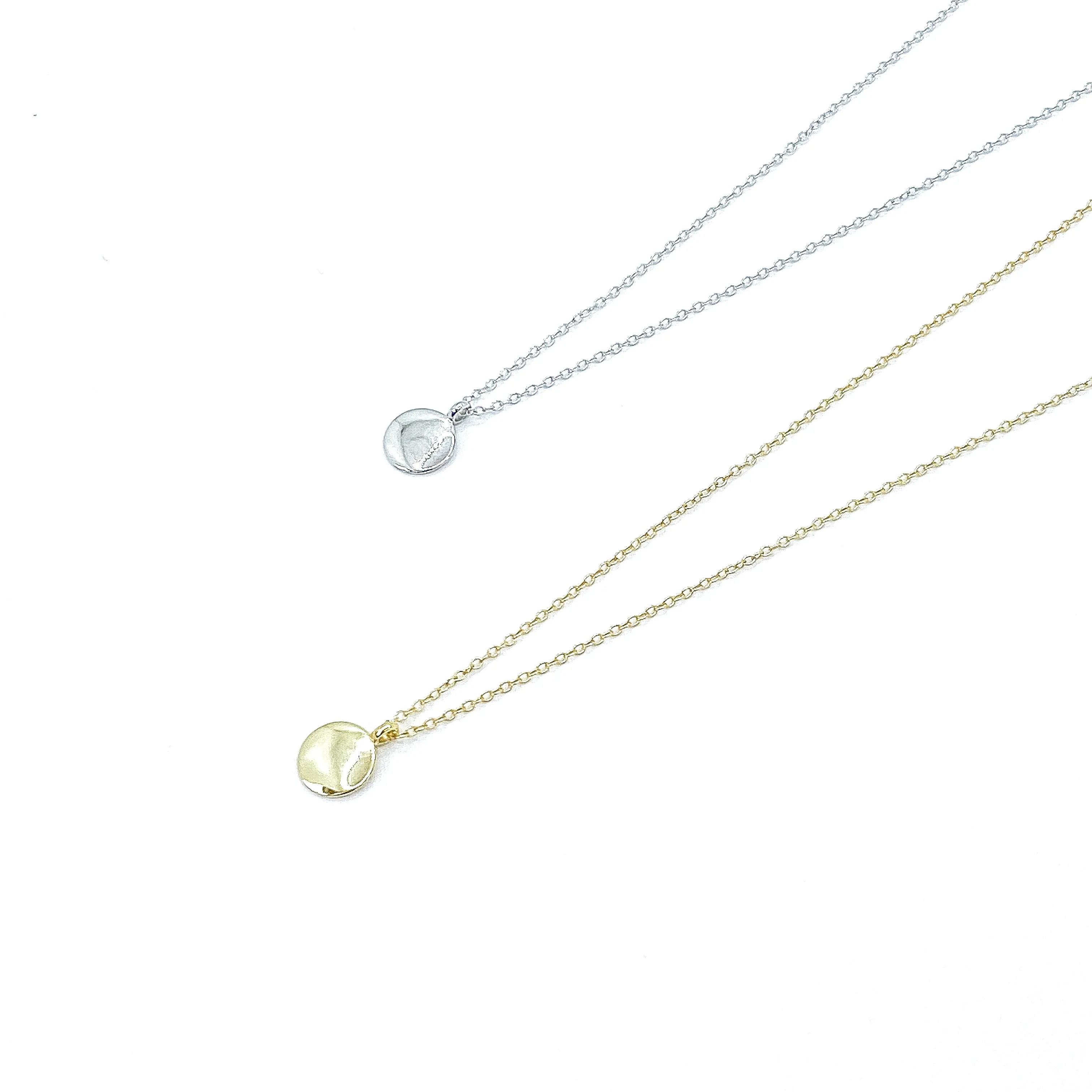 Gold Disc Necklace