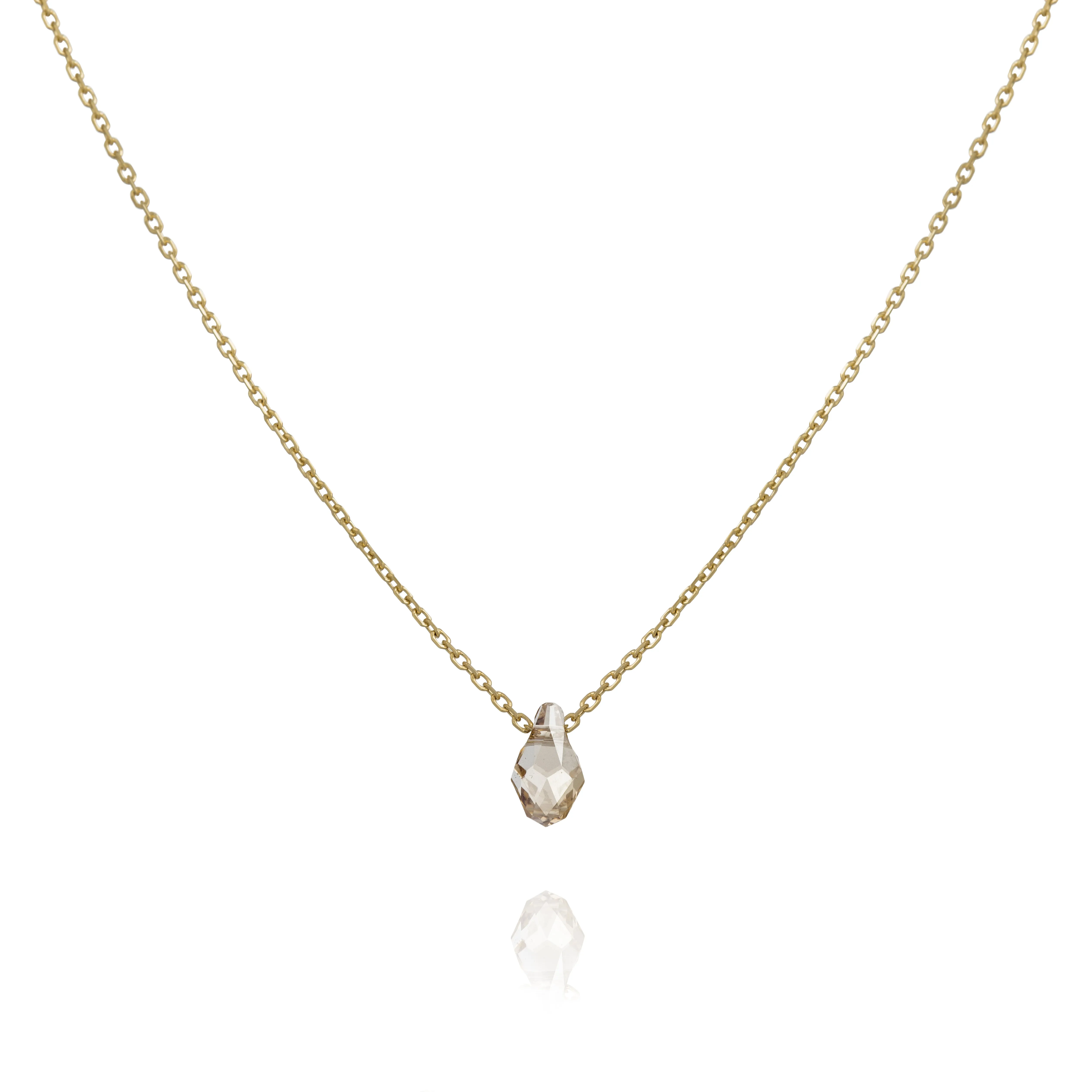 Gold Swarovski Bead Choker