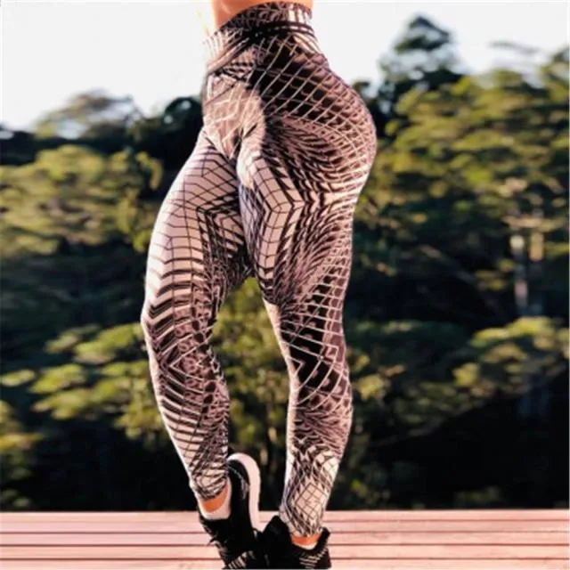 Gym Fitness Leggings seamless Running Jogging High Waist Sports Elastic Trousers