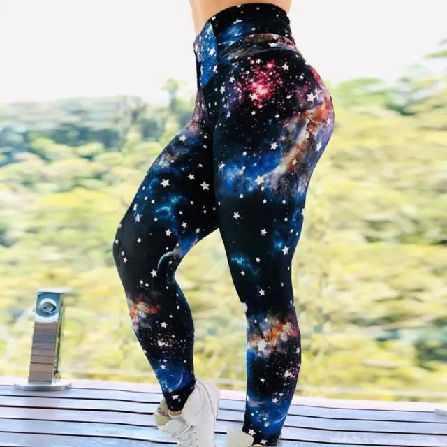 Gym Fitness Leggings seamless Running Jogging High Waist Sports Elastic Trousers