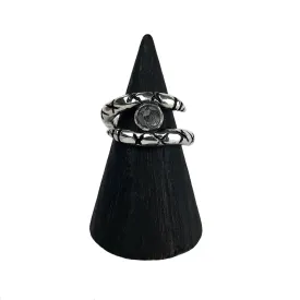 Hellhound Guardian Ring | Tourmalinated Quartz