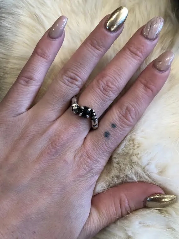 Hellhound Jewelry Serpent Queen Onyx | Silver