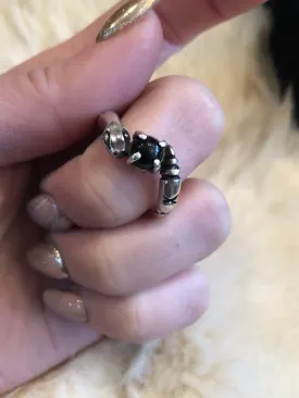 Hellhound Jewelry Serpent Queen Onyx | Silver