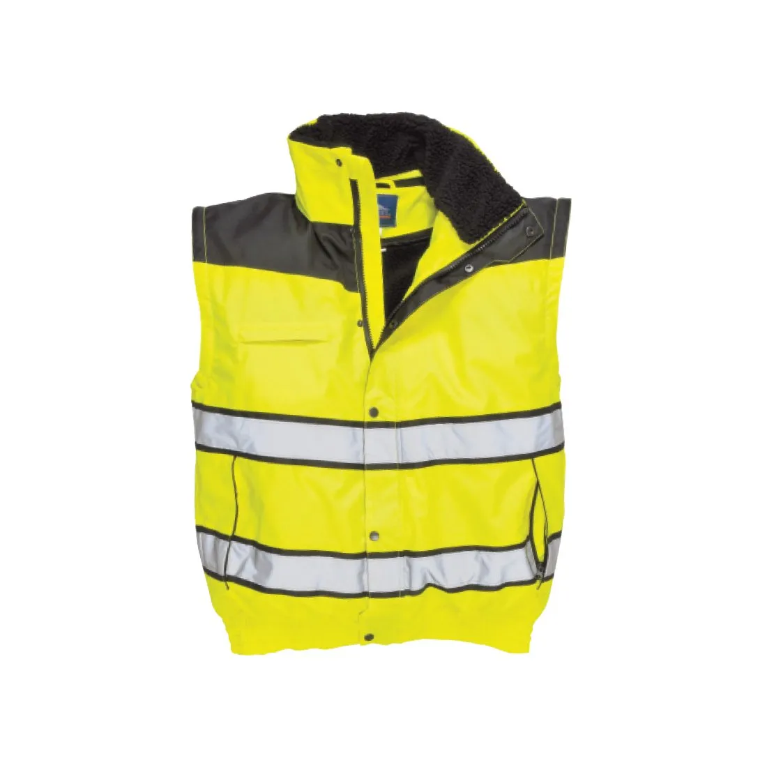 High Contrast 3-In-1 Bomber Jacket - Lime - 2X