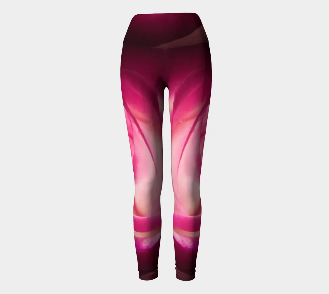 Illuminated Rose Yoga Leggings