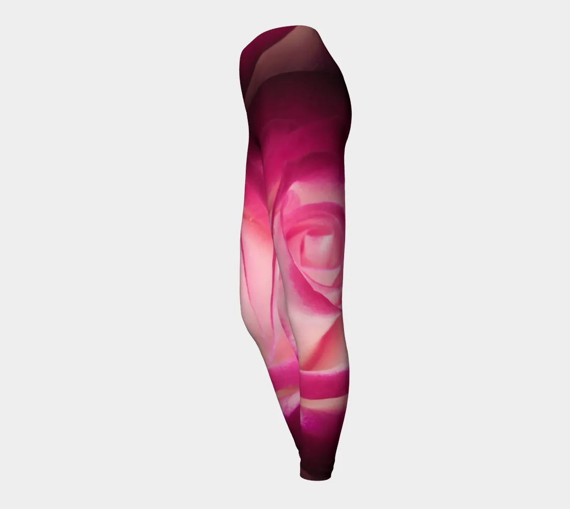 Illuminated Rose Yoga Leggings
