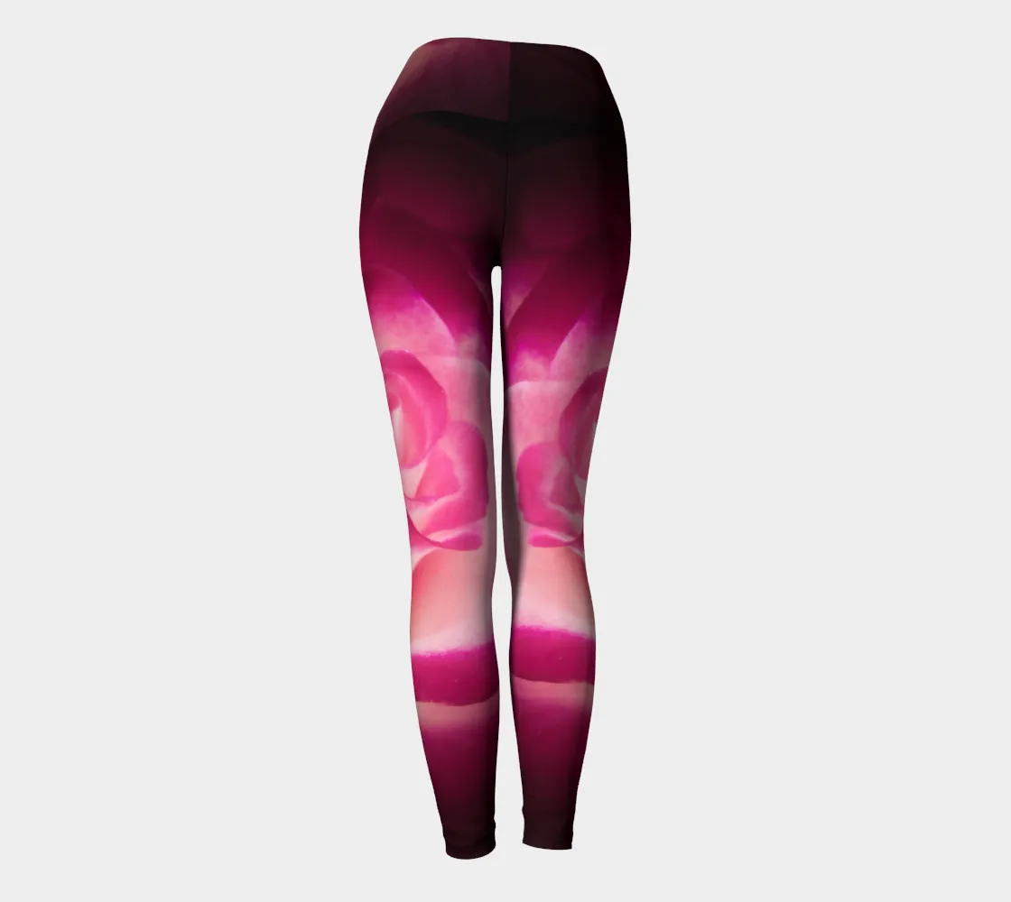 Illuminated Rose Yoga Leggings