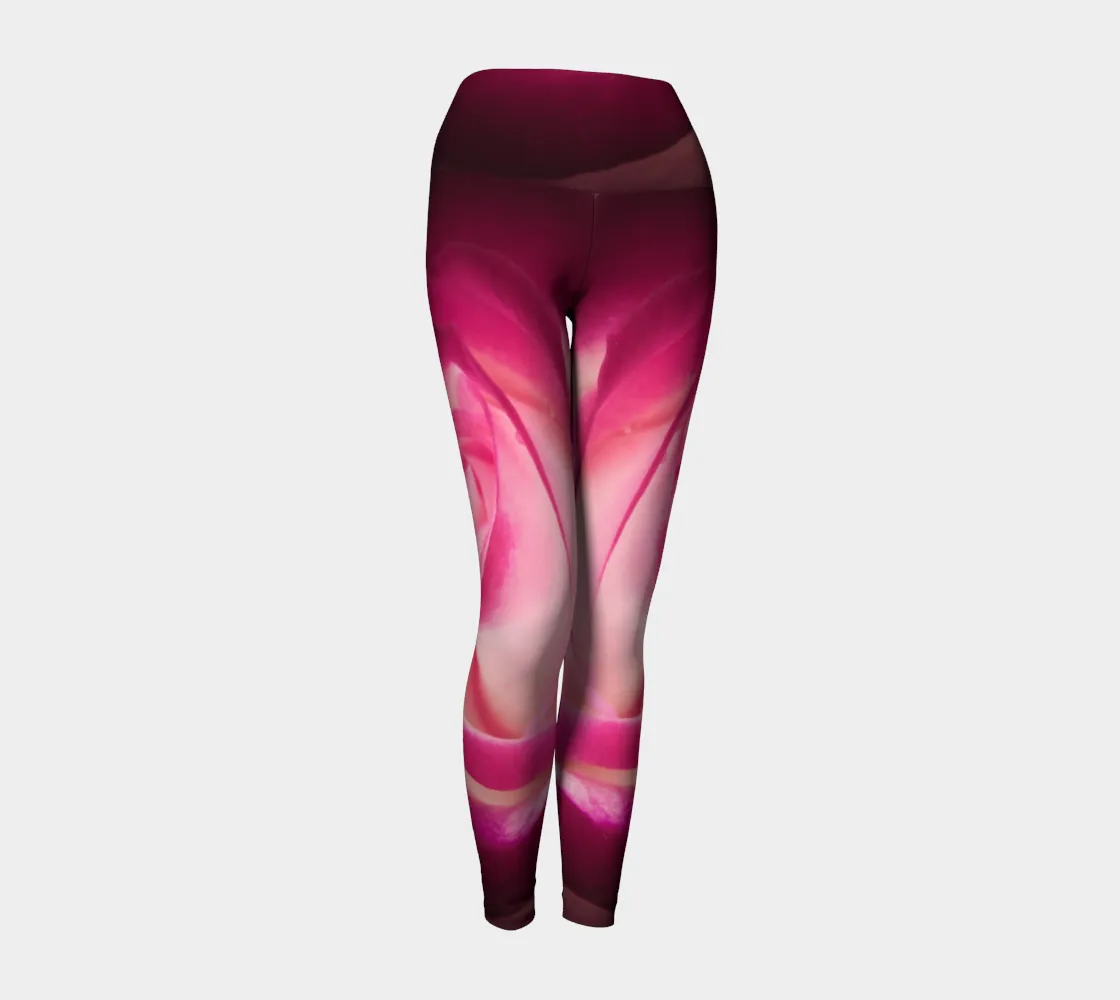 Illuminated Rose Yoga Leggings