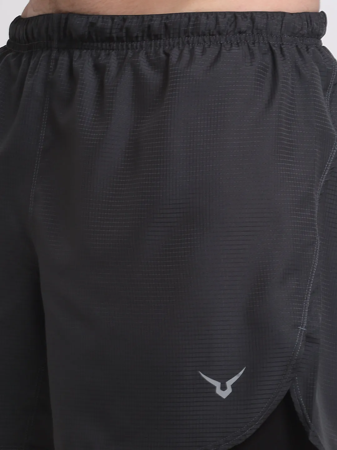 Invincible Men's Double Layered Long Distance Running Shorts