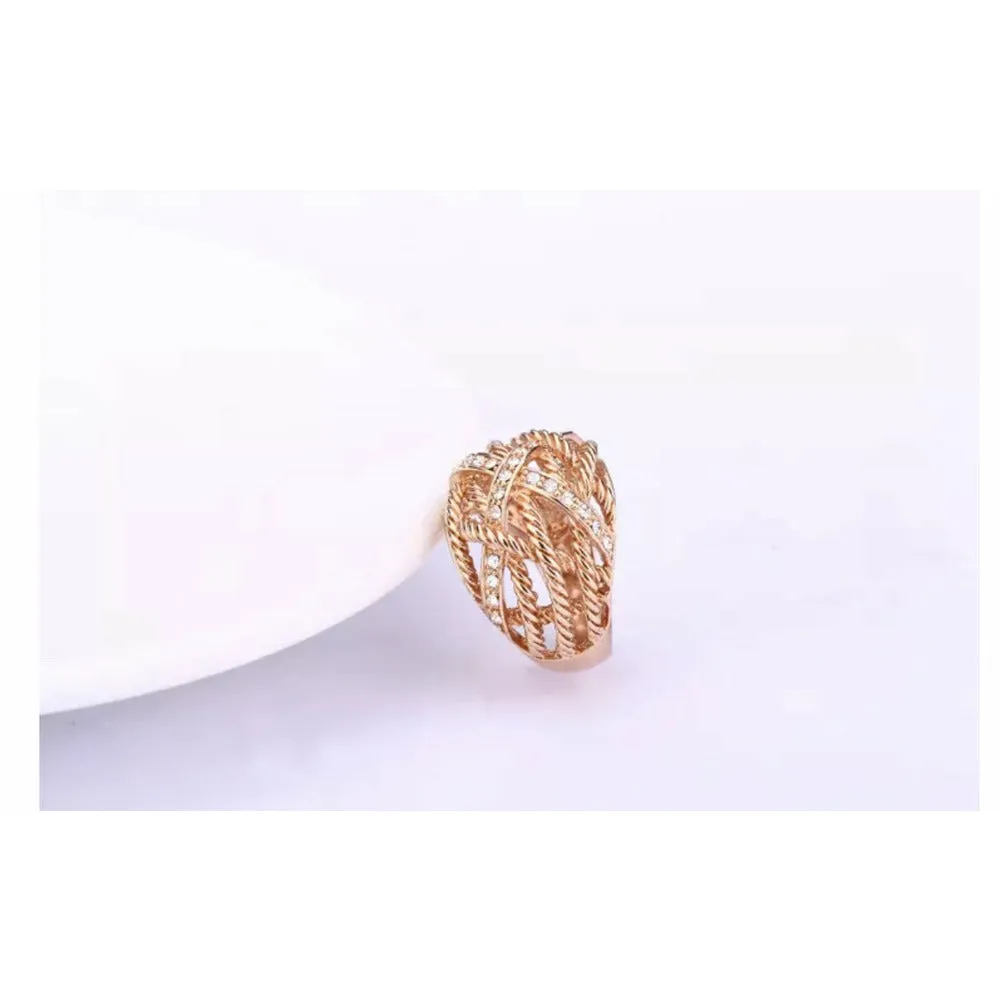Jazzy Weave Ring