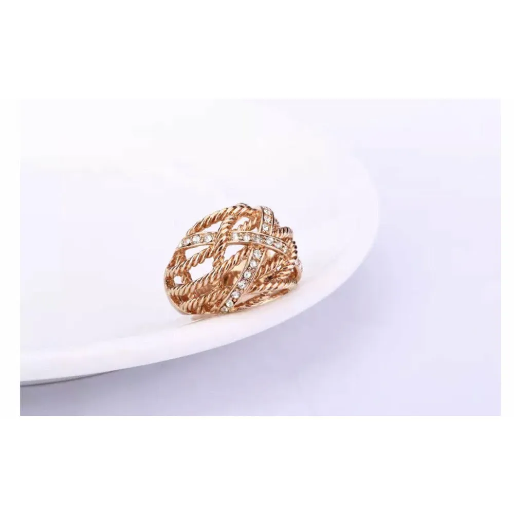 Jazzy Weave Ring