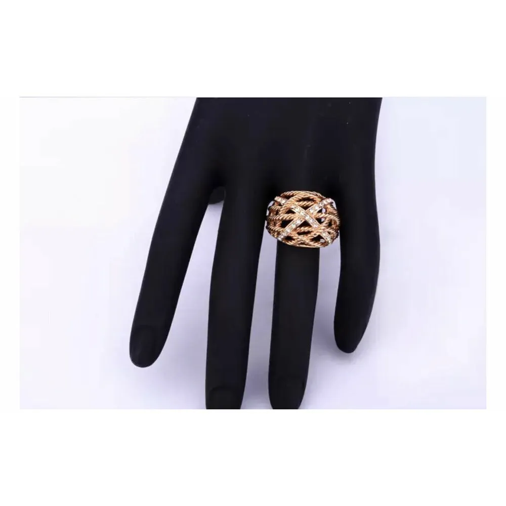 Jazzy Weave Ring