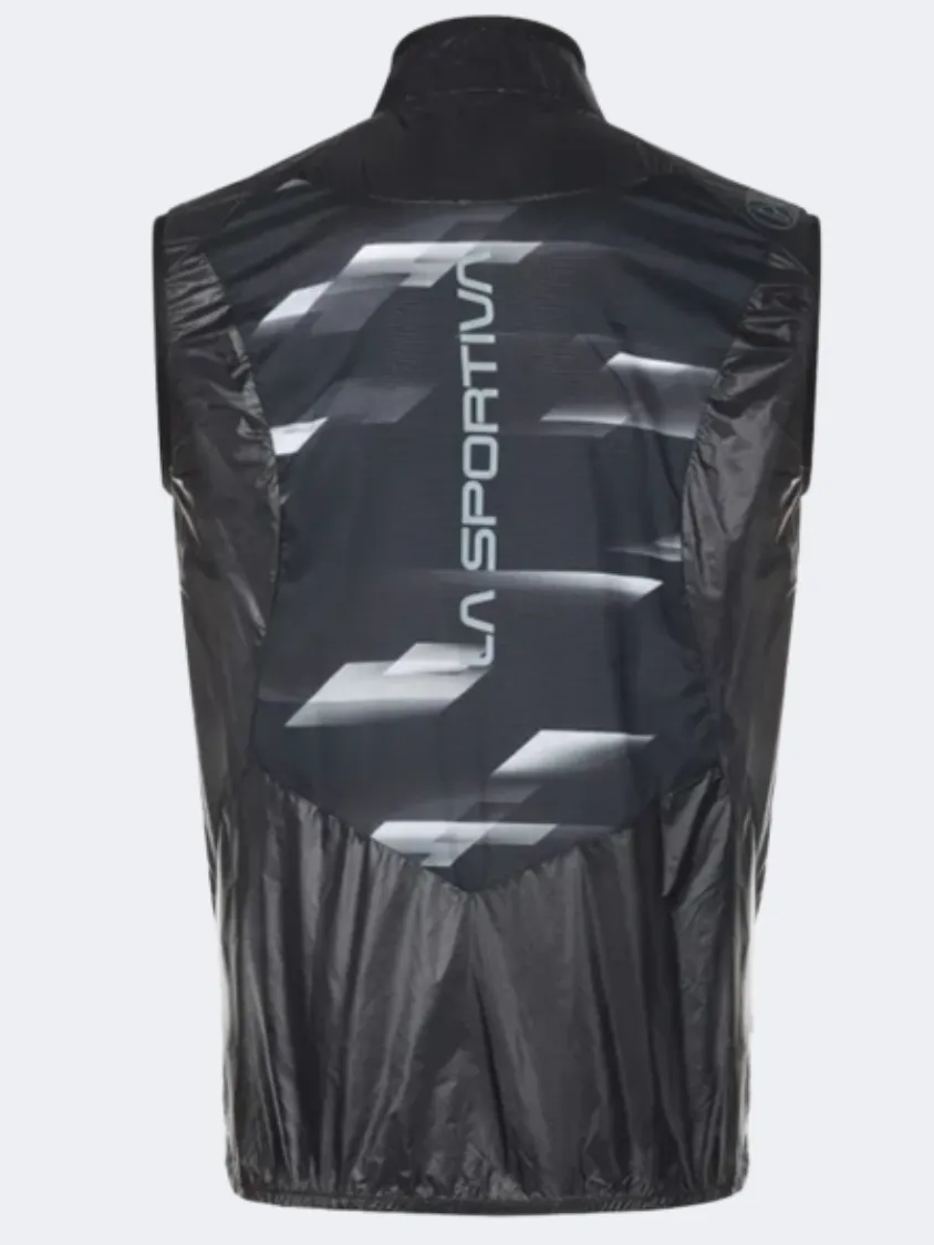 La Sportiva Blizzard Windbreaker Men Hiking Vest Black/Carbon