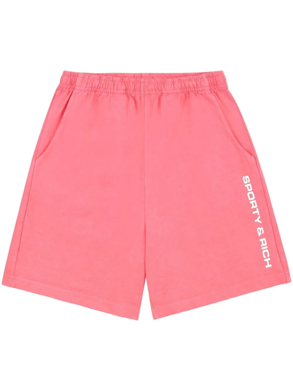 logo-print cotton trousers