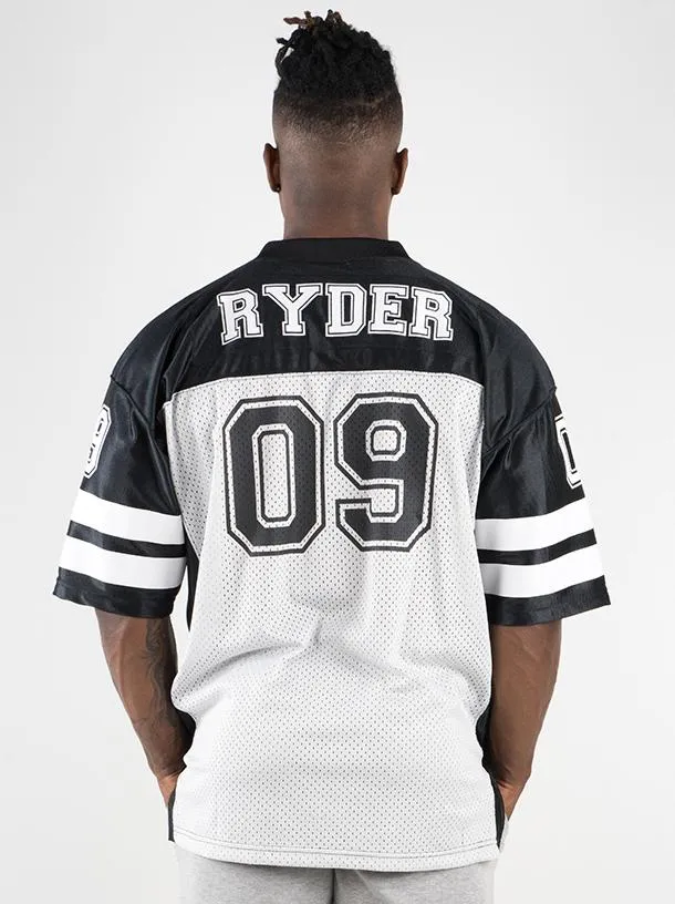 Mens Varsity Jersey - Black/Grey