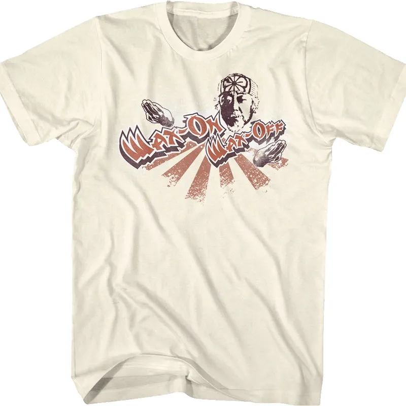 Mr. Miyagi Wax On Wax Off Karate Kid T-Shirt