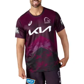 NRL 2024 Training Tee - Brisbane Broncos - T-Shirt - Rugby League