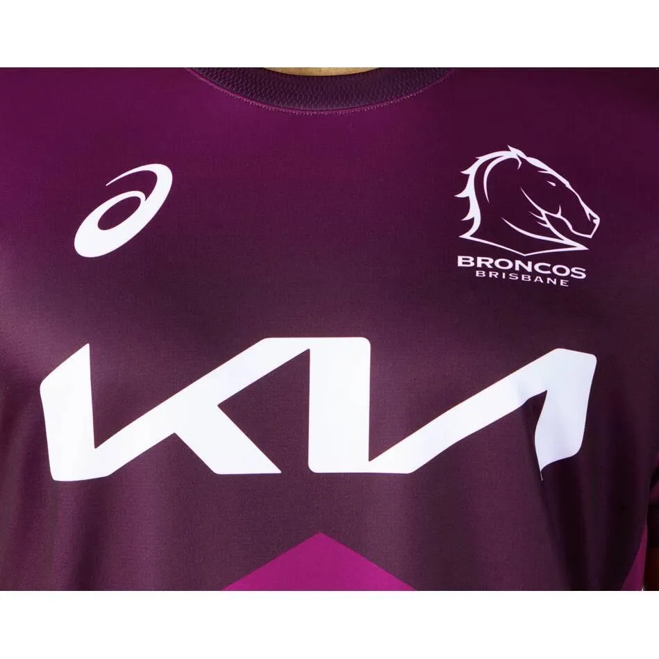 NRL 2024 Training Tee - Brisbane Broncos - T-Shirt - Rugby League