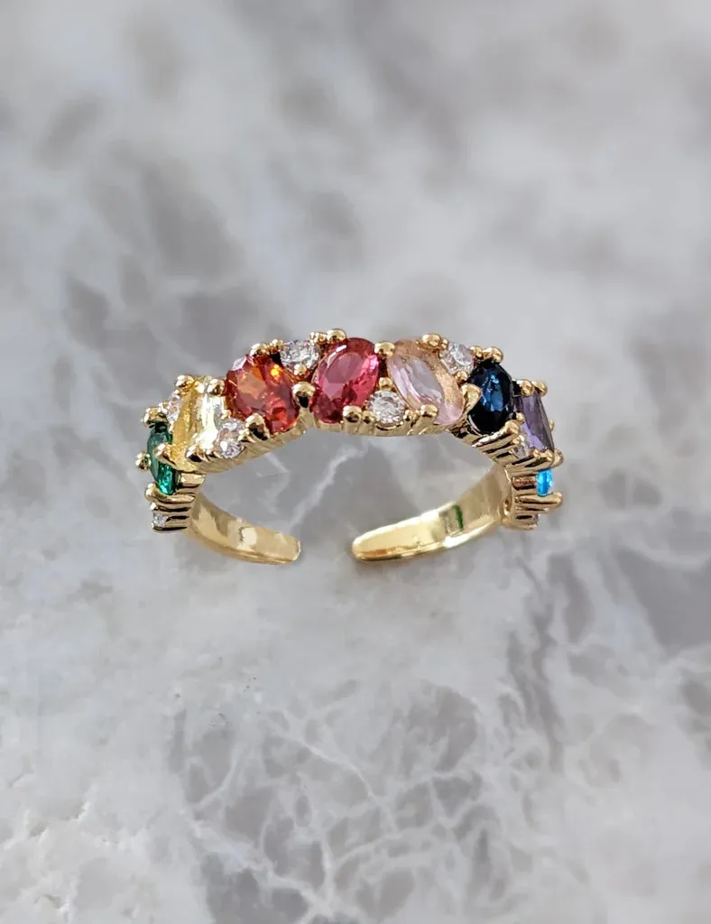 Nuance Rainbow Gem Ring