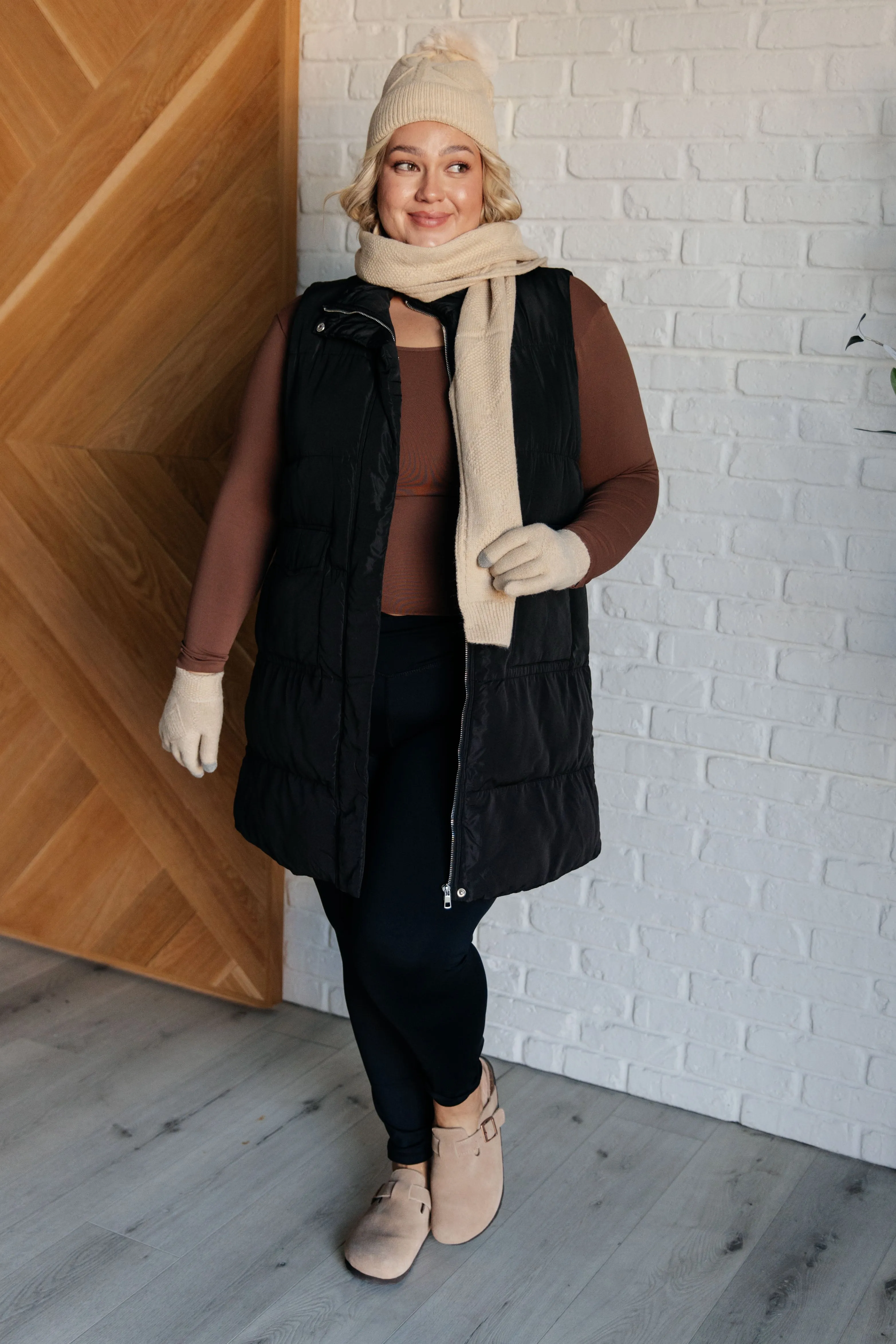 One Eleven North Cold and Calculated Longline Puffer Vest