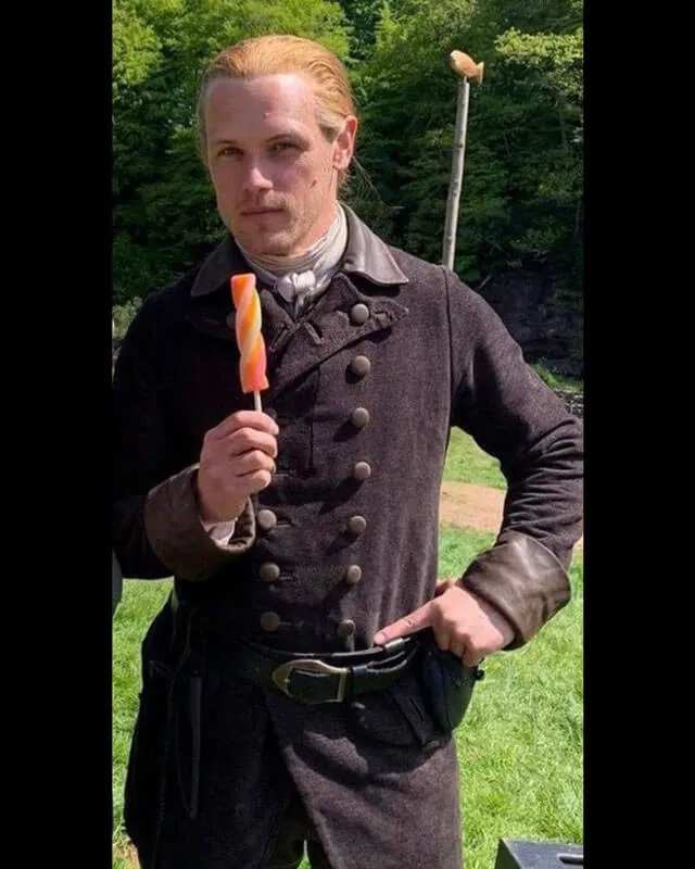 Outlander S07 Jamie Fraser Black Coat