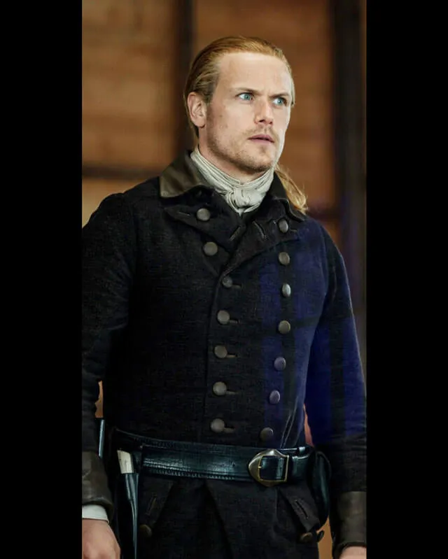 Outlander S07 Jamie Fraser Black Coat