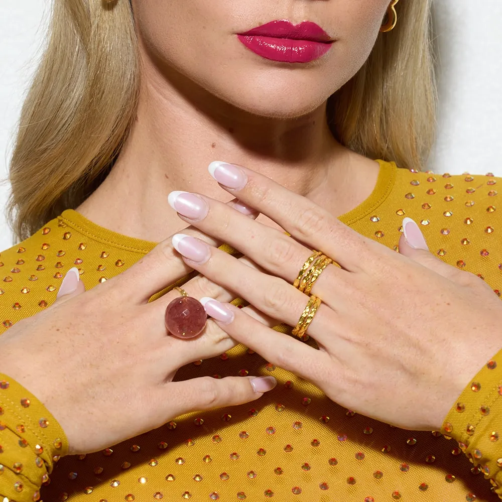 Petra Gold Stacking Ring (adjustable)