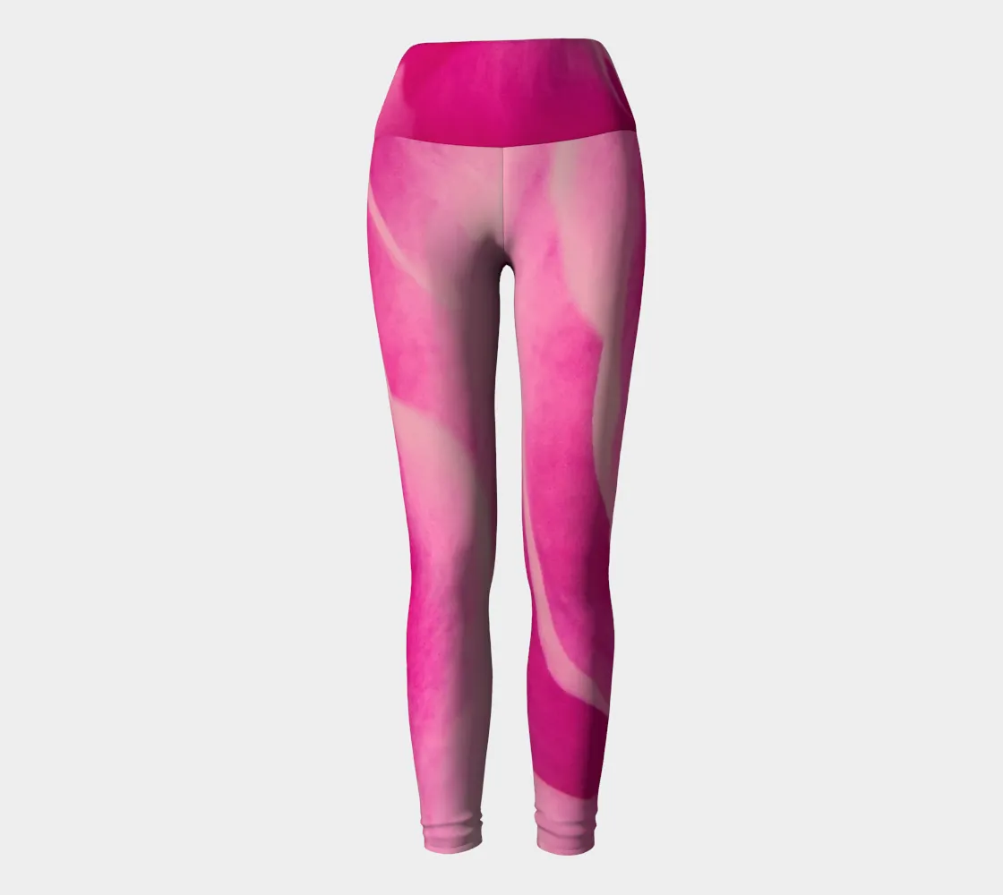 Rose Petal Kiss Yoga Leggings