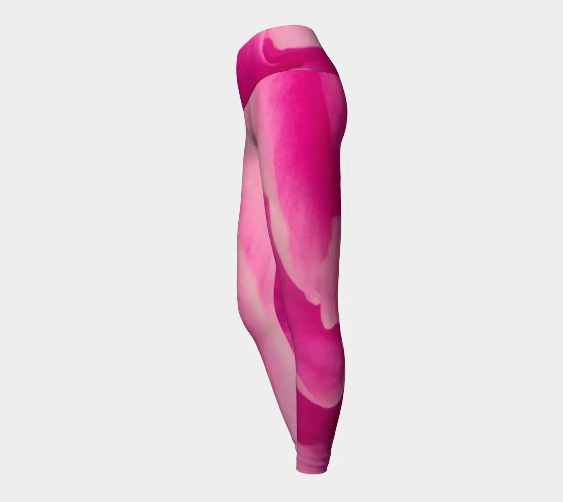Rose Petal Kiss Yoga Leggings